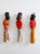 Mid-Century Japanese Folk Art Kimono Dolls Set of 3 For Sale - Image 10 of 16