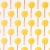 Sample - Schumacher X Peg Norriss Topiary Wallpaper in Marigold For Sale