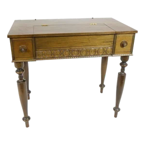 Early 20th Century Interesting Solid Mahogany Colonial Desk
