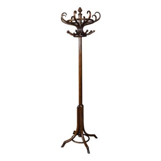 Early 20th Century Parrot Coat Rack in Beechwood, 1890s For Sale
