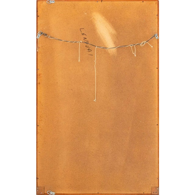 Mid-Century Modern Walnut Mirror For Sale - Image 4 of 4