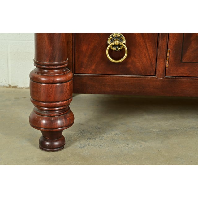 Ralph Lauren Style American Empire Flame Mahogany Master Chest of Drawers by Henredon For Sale - Image 12 of 17