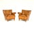 Vintage Swedish Leather Club Armchairs, 1940s, Set of 2, Set of 2 For Sale - Image 9 of 9