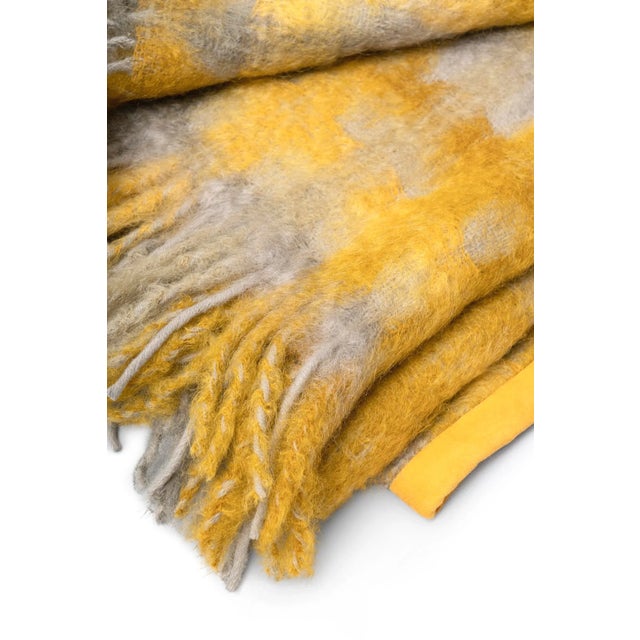 Roma Mohair Plaid by Chiara Mennini for Midsummer-Milano For Sale - Image 3 of 5