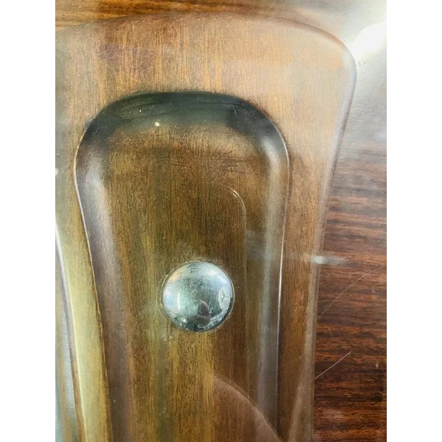 Couple of applique in rosewood and crystal, completely restored in perfect condition. European Plug (up to 250V).The...