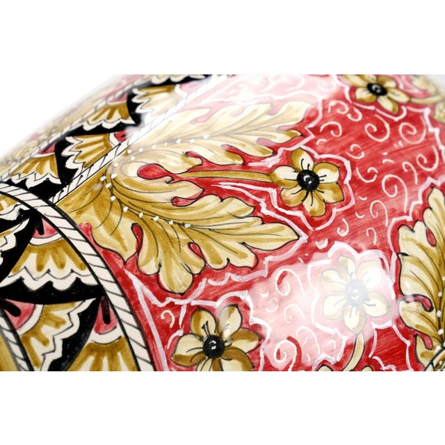 Oriental Flowers Heritage Vase by Deblona For Sale - Image 6 of 17