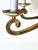 Metal Hollywood Regency Brass 6-Arm Chandelier by Leclaire & Schäfer, 1970s For Sale - Image 7 of 16