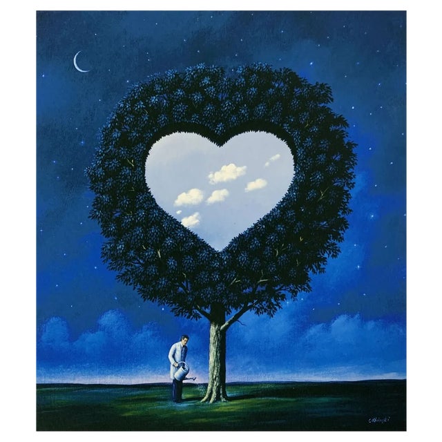 Rafal Olbinski, Own Heaven, 2020, Giclée Print For Sale