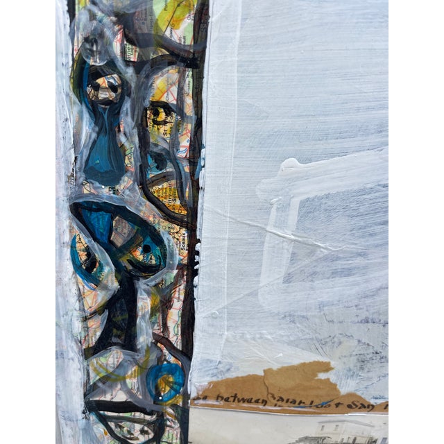 “I Want to Take You on a Ride” Large Original Mixed-Media Collage by Nantucket Artist Cheryl Fudge For Sale In Nantucket - Image 6 of 12