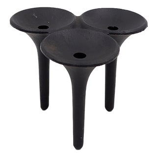 Danish Hornblower Candlestick attributed to Christel and Christer Holmgren, 1960s For Sale