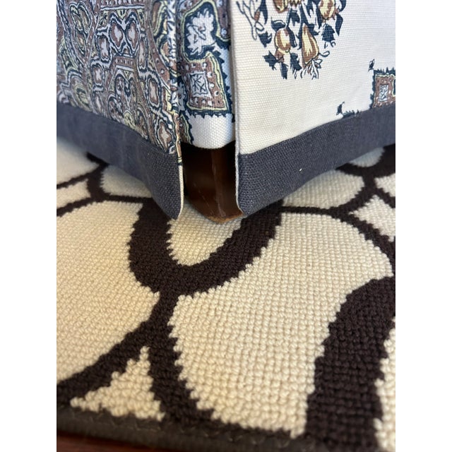 Quadrille/Home Couture “Persepolis” Fabric Club Chair For Sale In New York - Image 6 of 7