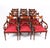 Vintage 3 Pillar Dining Table and Chairs by William Tillman, 1980s, Set of 13 For Sale - Image 14 of 18
