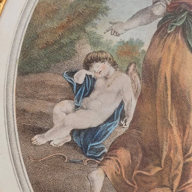 Angelica Kauffman, Cupid Disarmed by Grace & Cupid's Revenge, 1800s, Engravings, Set of 2 For Sale - Image 17 of 18
