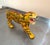 Hand-Painted Cast Iron Tiger Figurine For Sale - Image 4 of 5