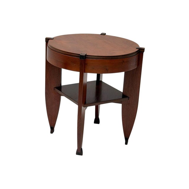 Art Deco Amsterdam School Coffee Table by J.J. Zijfers Amsterdam, 1920s For Sale - Image 4 of 16