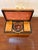 Wood Antique Georgian Satinwood Tea Caddy Box with Glass Bowl and Mixing Stick, 1780 For Sale - Image 7 of 9