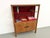 Brown Brazilian Modernist Bookcase in Red Lacquered Wood, 1950s For Sale - Image 8 of 18
