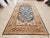 Antique Persian Sultanabad Handmade Oriental Light Blue & Terracotta Rug For Sale - Image 4 of 12