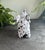 Glass Archimede Seguso "Bianco Nero" Murano Glass Large Elephant Sculpture, Vintage 1960s MCM (Attributed) For Sale - Image 7 of 12