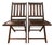 Pair of Early 20th Century American Arts & Crafts Mission Style Solid Oak Folding Chairs, Circa 1915–1925 For Sale