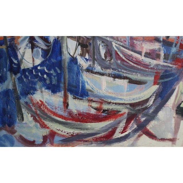 Maurice Empi, Saint Tropez, 1970s, Oil Painting on Canvas, Framed For Sale - Image 15 of 18