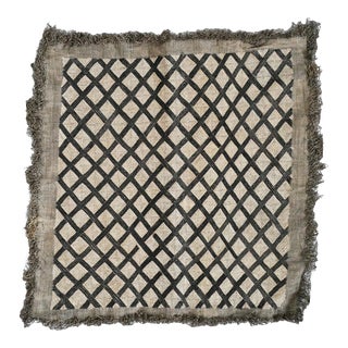Vintage Kuba Grass Textile For Sale
