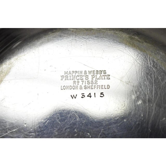 Mappin & Webb Early 20th Century Mappin & Webb's Prince's Plate English Sheffield Silver Plated Covered Dish For Sale - Image 4 of 11