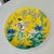 Ceramic Antique Japanese Meiji Period Famille Jaune Porcelain Charger Plate by Yamatoku For Sale - Image 7 of 15