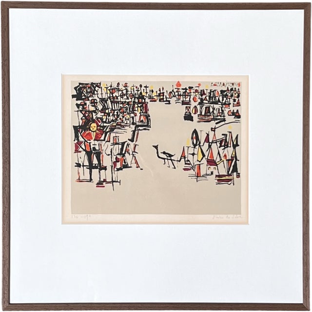 Maria Helena Vieira Da Silva, Carnaval, 1978, Lithograph, Framed For Sale - Image 11 of 12