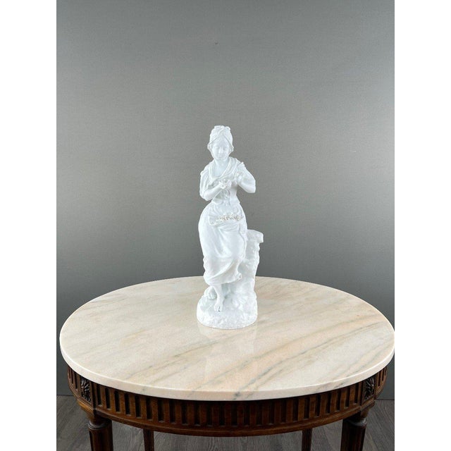 G. Lévy, Pair of Biscuit Porcelain Sculptures, 1800s, Porcelain For Sale - Image 11 of 13
