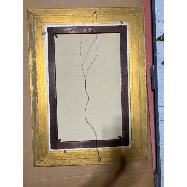 Large Scale Original Union Clipper Ship Oil on Canvas in Ornate Antique Frame For Sale - Image 9 of 10