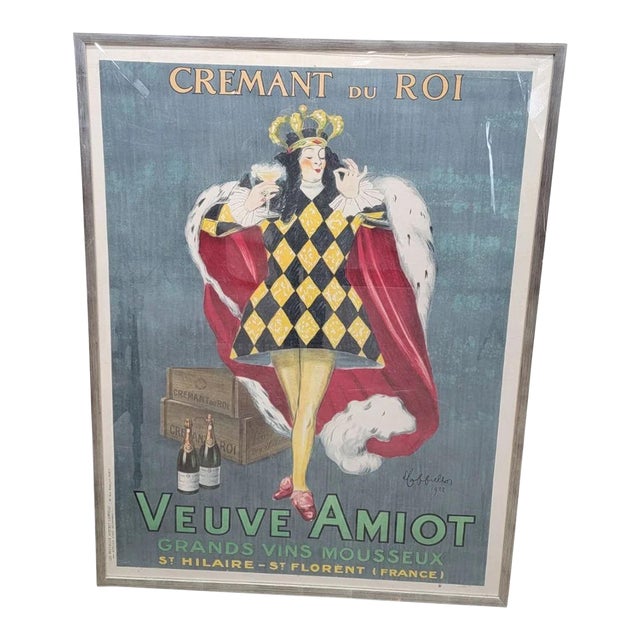 Art Nouveau French Leonetto Cappiello Advertising Lithograph Poster, Framed For Sale