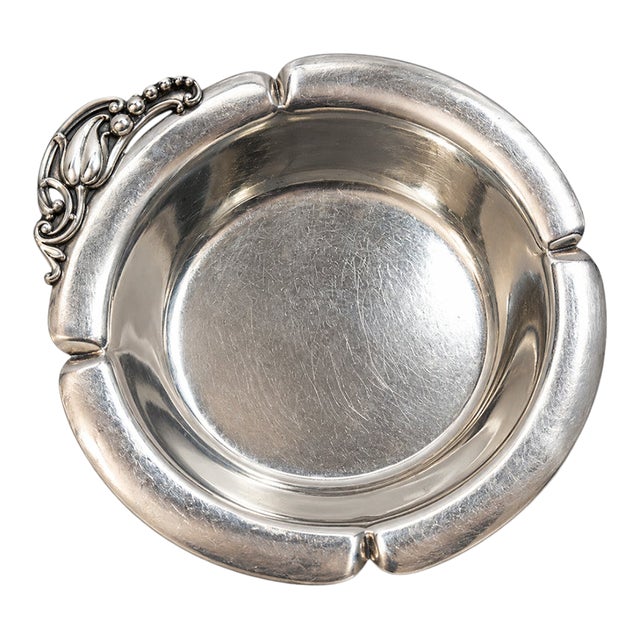 Webster Silver Co. Candy Dish With Jensen Style Handle For Sale