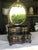 19th Century Black Lacquer Toilet Swing Mirror With Chinese Motif Detailed Painting For Sale - Image 4 of 5