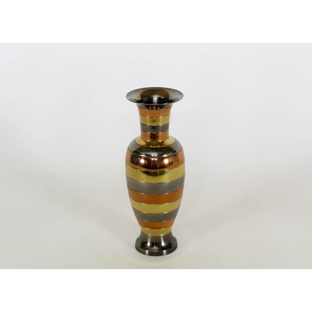 Vintage MIX Metal Vase For Sale In Miami - Image 6 of 7