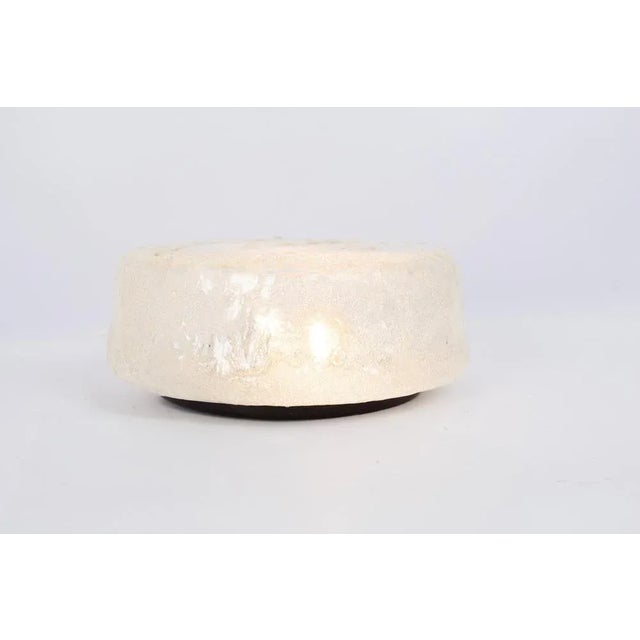 1970s Round Murano Glass Flush Mount attributed to Limburg, Germany, 1970s For Sale - Image 5 of 8