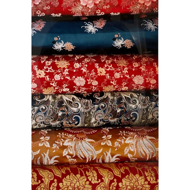 Mark Abrahamson, Vintage Photograph Cibachrome Barkhor Bazaar Colorful Silk Vibrant Photo Print, 1986 For Sale - Image 9 of 9