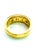 Bochic “Orient” Vintage Yellow Sapphire & Diamond Ring Set In 18K Gold & Silver For Sale - Image 16 of 17