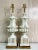 Vintage Italian Neoclassical Glazed Ceramic Urn Table Lamps – A Pair For Sale - Image 4 of 12