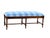 English Faux Bamboo Bench in Serena & Lily For Sale - Image 4 of 11