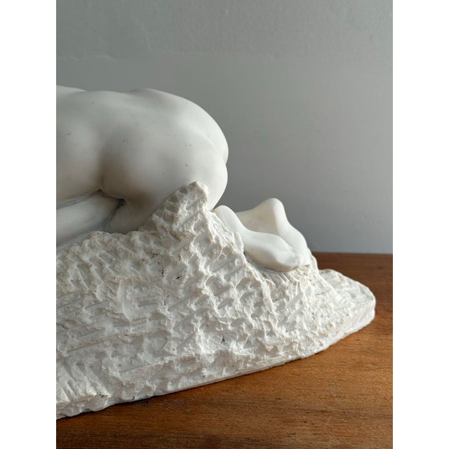 1990s Vintage Italian Arnaldo Giannelli Figurative Female Nude Sculpture For Sale - Image 5 of 13