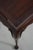 Henkel Harris Mahogany Queen Anne Style Tea Table For Sale - Image 10 of 18