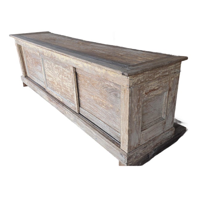 Antique Texas Mercantile Counter Cabinet For Sale