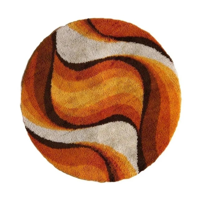 Plastic Mid-Century Modern Dutch Desso Rug, 1970s For Sale - Image 7 of 7