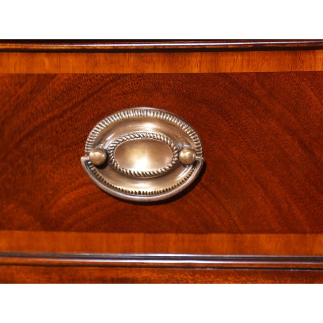 Mahogany Banded Hepplewhite Chest of Drawers of Drawers For Sale - Image 11 of 12