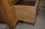 1940s Vintage Wood & Brick Red Punched Tin Pie Safe Cabinet W/ Shelves & Lower Drawer For Sale - Image 5 of 18