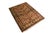 Shabby Chic Southwestern Super Kazak Gold/Blue Wool Rug - 4'3'' X 5'6'' For Sale - Image 3 of 10