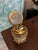 Early 20th Century Vintage Pineapple Crystal and Brass Table Lighter Decor Object For Sale - Image 5 of 7