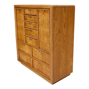 Broyhill Multidrawer Gentleman's Chest Dresser w/ Two Doors Compartments