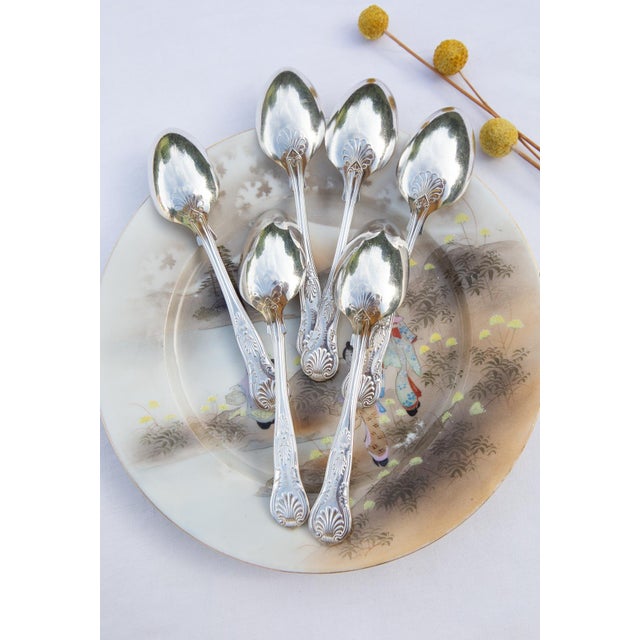 Silver English Starter Cutlery Service for Six People from Smith Seymour Ltd., 1960s, Set of 20 For Sale - Image 8 of 16